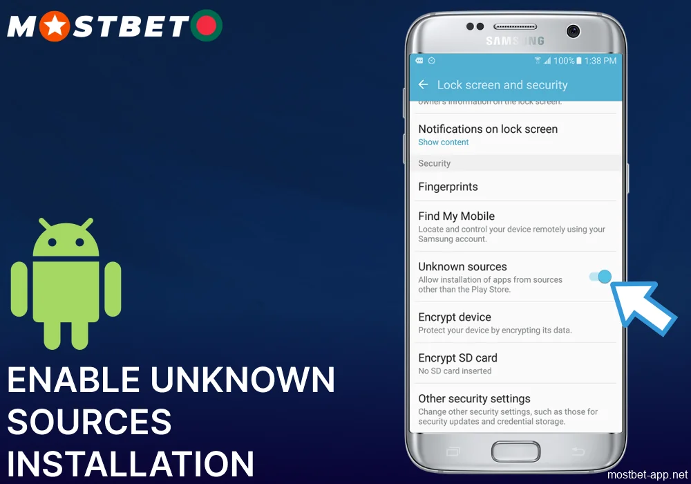 Enable unknown sources installation