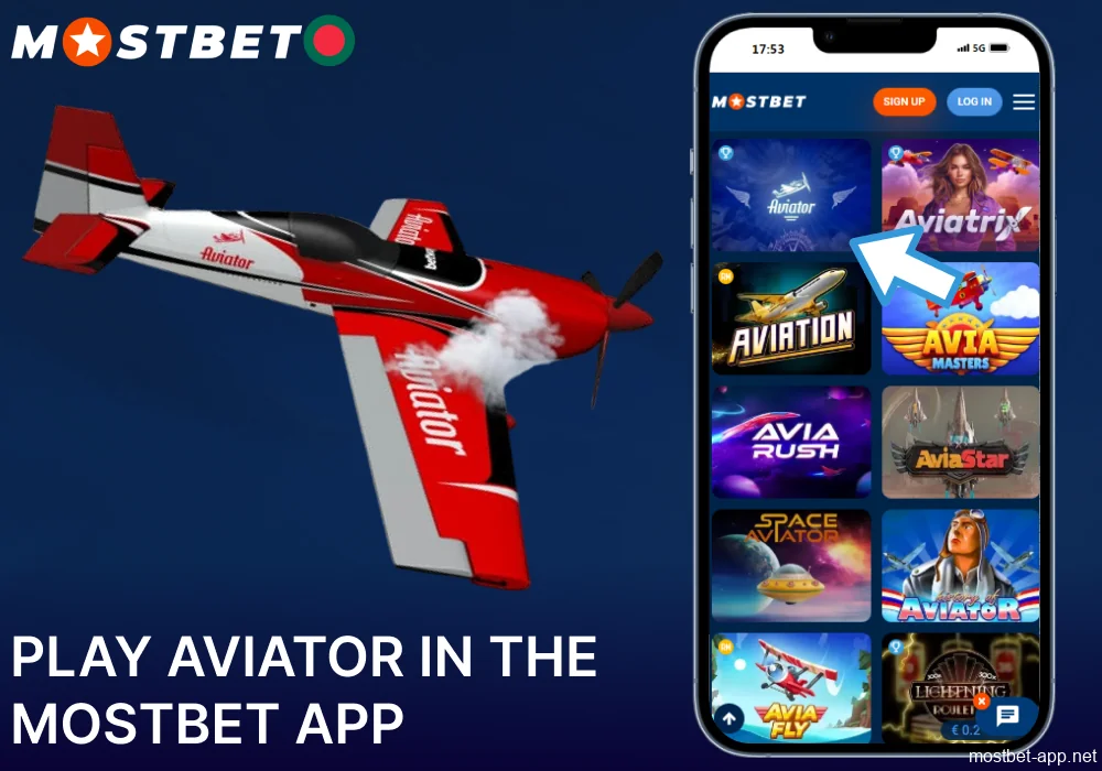 Guide on playing Aviator on the Mostbet app for Bangladeshi players