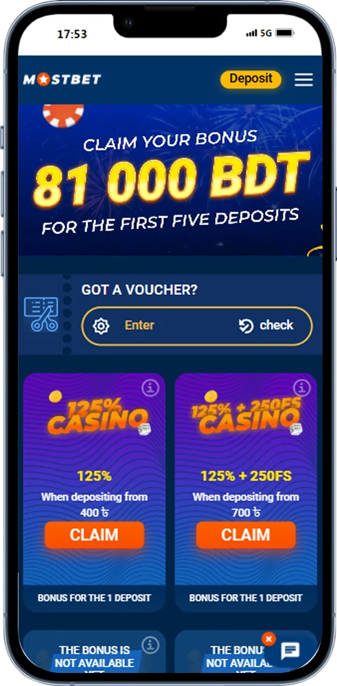 Mostbet app bonuses and special offers